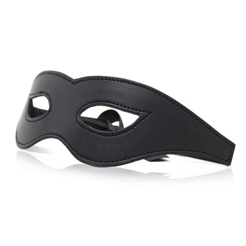 BDStyle Fancy Bdsm Mask Premium Faux Leather Sensory Play - Blindfolds And Masks