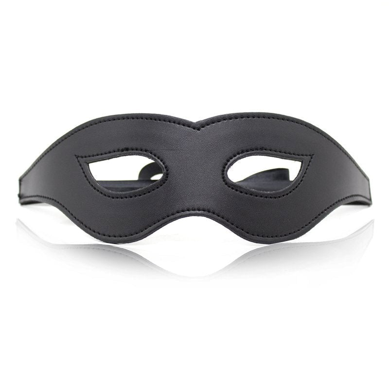 BDStyle Fancy Bdsm Mask Premium Faux Leather Sensory Play - Blindfolds And Masks