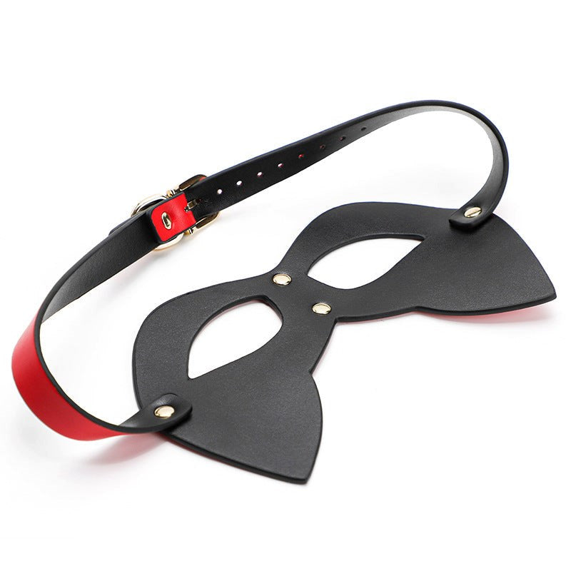 BDStyle Faux Leather Sexy Cat Mask Premium Quality Roleplay Accessory - Blindfolds And Masks