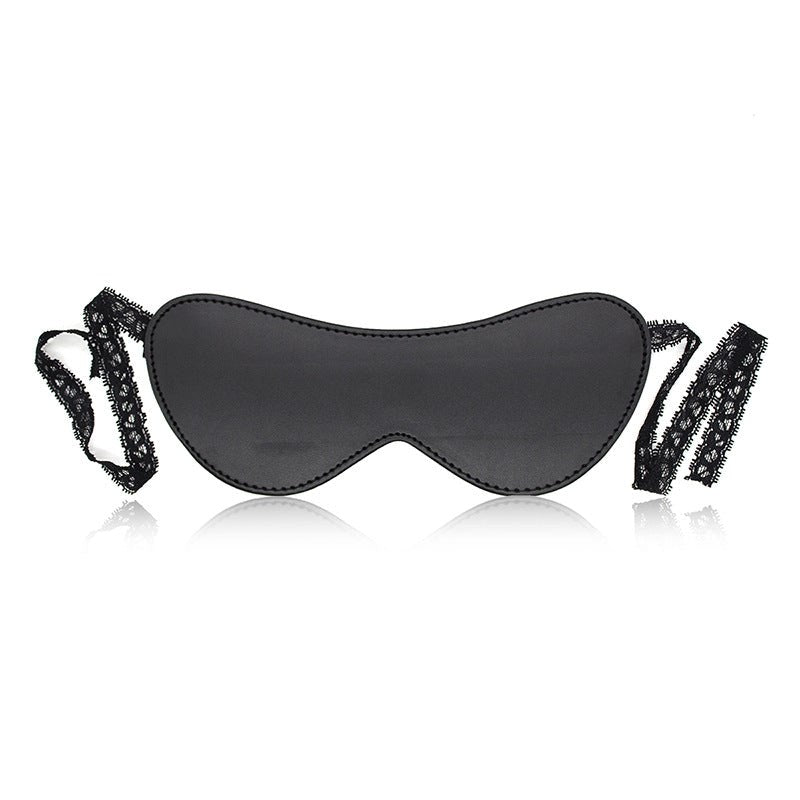 BDStyle Lace Lacing Bondage Blinder with Premium Faux Leather Design - Blindfolds And Masks