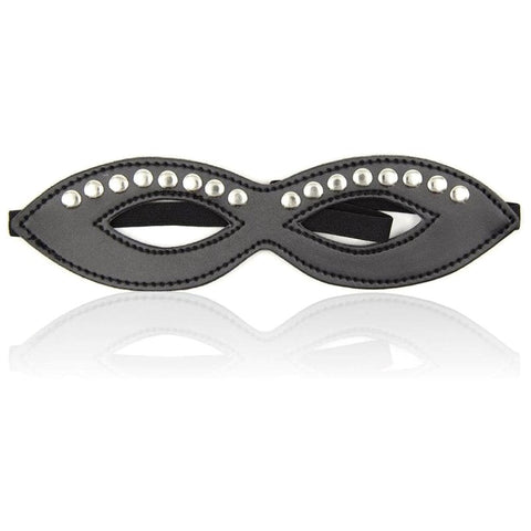 BDStyle Stud Butterfly Fetish Play Mask Premium Faux Leather Design - Blindfolds And Masks