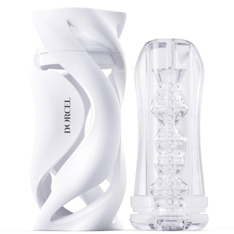 Marc Dorcel Toys DORCEL Deep Blow Manual Mens Masturbator Multi Textured - Masturbators and Strokers
