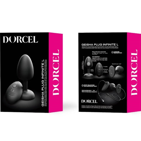 DORCEL Geisha Remote Control Rechargeable Anal Plug Infinite Rotating Ball - Butt Plugs