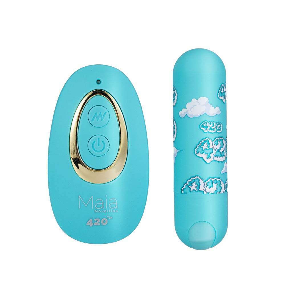 Maia Toys Maia JESSI 420 Remote USB Rechargeable Bullet Vibrator Wireless - - Bullet Vibrators
