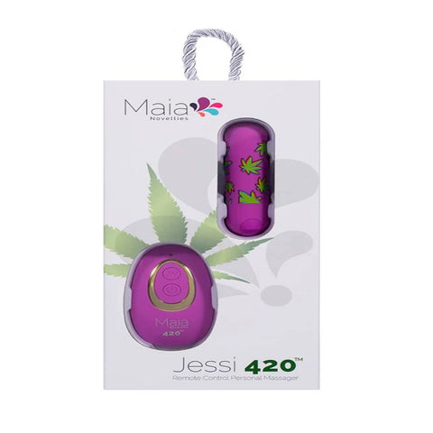 Maia Toys Maia JESSI 420 Remote USB Rechargeable Bullet Vibrator Wireless - Bullet Vibrators