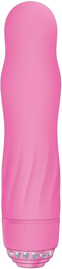 Adam & Eve Diamond Darling G Spot Vibrator with Rhinestone Base - - G-Spot Vibrators