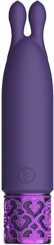 Evolved Twinkle Rechargeable Bullet Vibrator with Glitter Handle Design - Bullet Vibrators