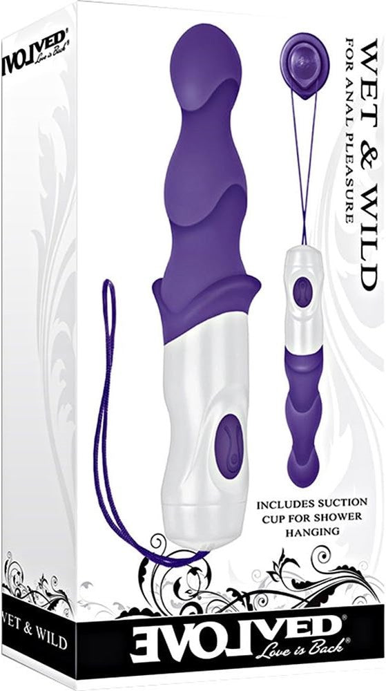 Evolved Wet and Wild Anal Vibrator with 10 Vibration Functions - - Anal Vibrators