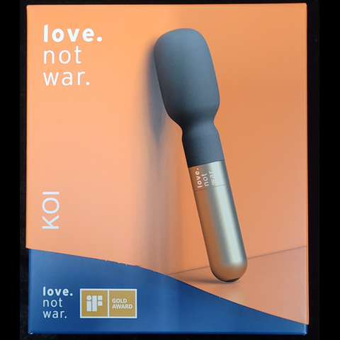 Love Not War Koi Body Wand Massager Vibrator with Flexible Neck Design - Body Wands