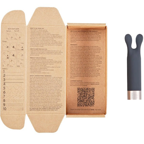 Love Not War Laska Classic Rabbit Vibrator Dual Motor Eco Construction - Rabbit Vibrators