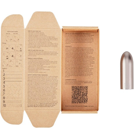 LOVE NOT WAR Maya Bullet Vibrator Head Only Recycled Aluminum Construction - Bullet Vibrators