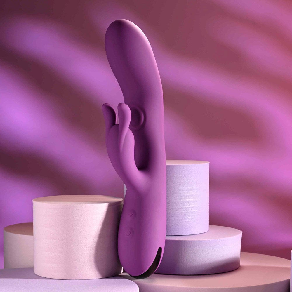 Evolved Playboy Pleasure BUSY BUNNY Rechargeable Rabbit Vibrator with Tapping - - Rabbit Vibrators