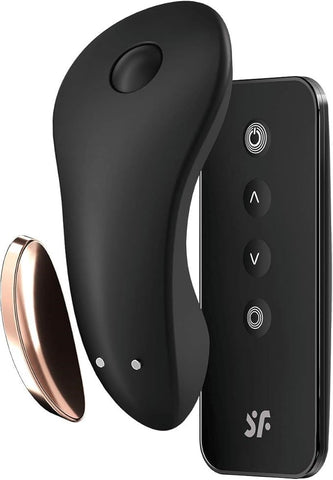 Satisfyer Little Secret App Controlled Panty Vibrator with Remote Control - Remote Control Vibrators