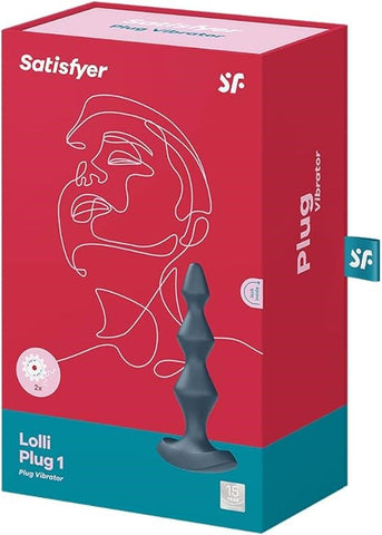 Satisfyer Lolli Plug 1 Vibrating Anal Beads with Dual Motors - Anal Beads and Balls