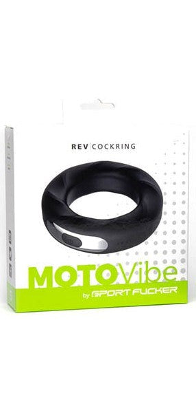 Sport Fucker MOTOVibe Rev Rechargeable Vibrating Cock Ring Rigid Fit - - Vibrating Cock Rings