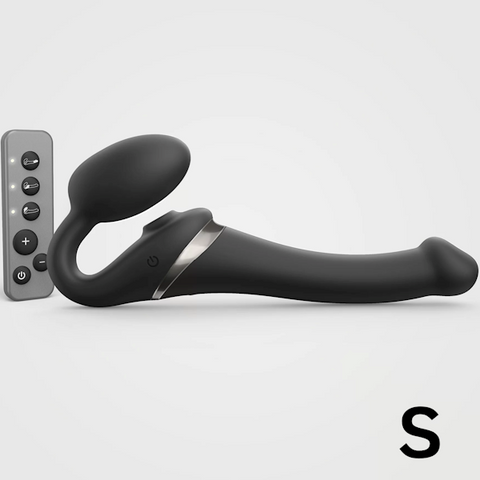 Strap On Me Multi Orgasm Bendable Strap On Dildo Small with Dual Motors - Strap On Sextoys
