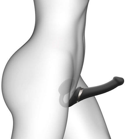 Strap On Me Multi Orgasm Bendable Strap On Dildo Small with Dual Motors - Strap On Sextoys