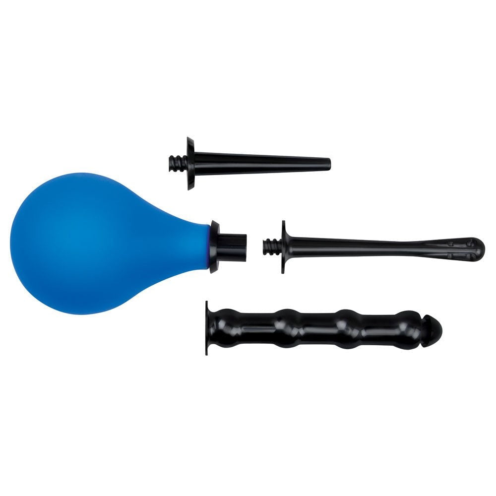 Xgen Products AquaClean 4 Piece Douche Set with Interchangeable Nozzles - - Enemas and Douches