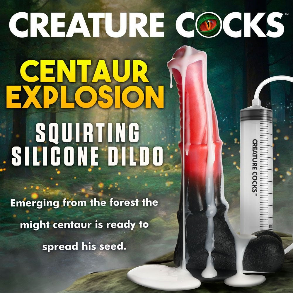 XR Brands Creature Cocks Centaur Explosion Squirting Fantasy Dildo 24.5cm - - Realistic Dildos
