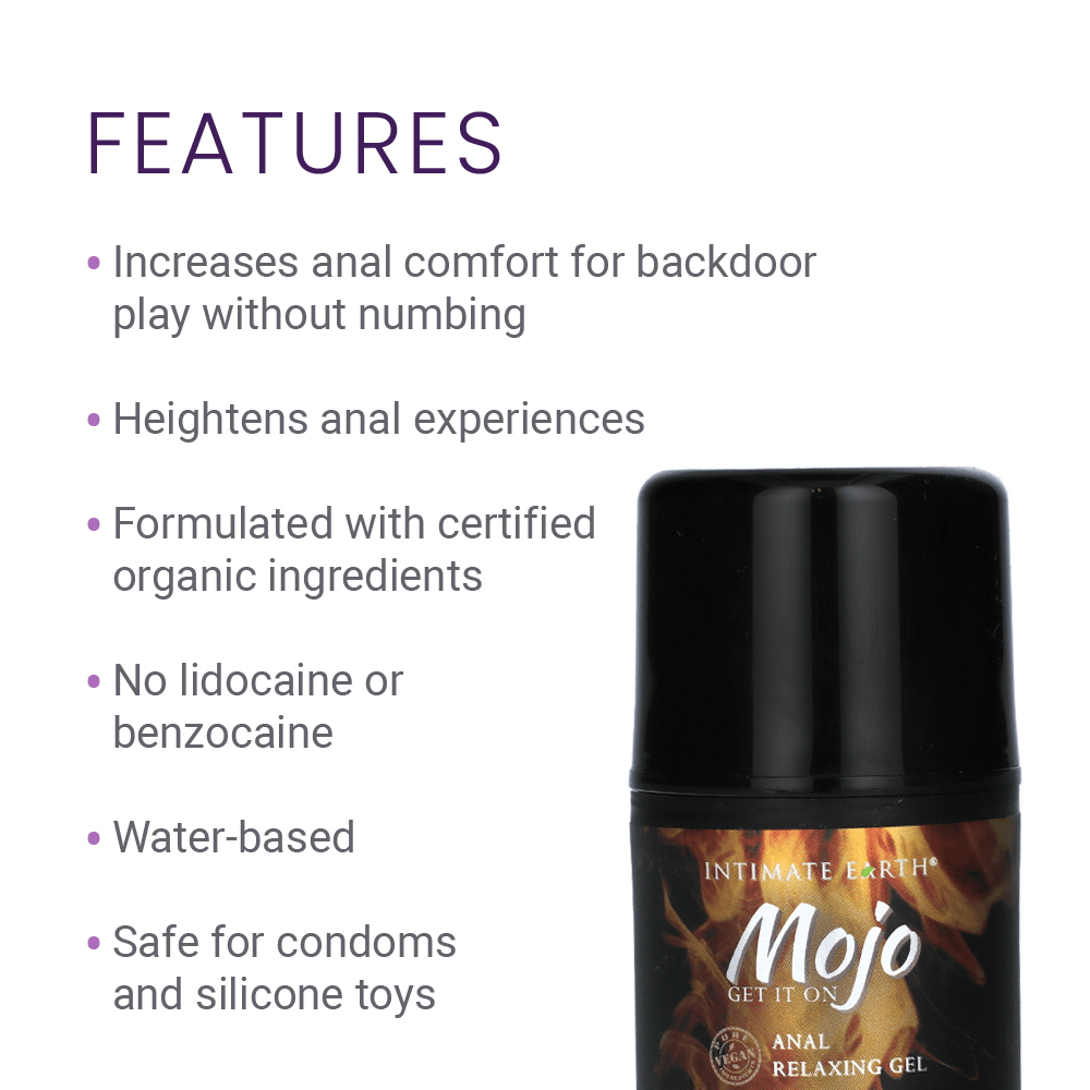 Mojo Clove Oil Anal Relaxing Gel 1oz Natural Clove Formula - - Anal Lubes