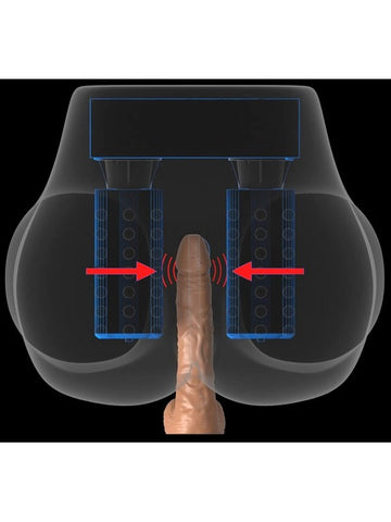 Pipedream Products PDX Milk Me Silly Twerking and Vibrating Male Masturbator - Realistic Butts And Vaginas