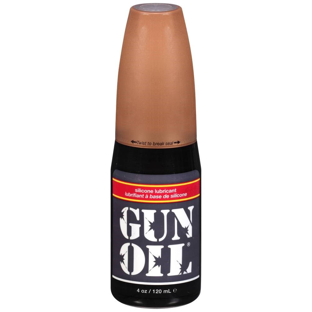 Gun Oil Flip Top Bottle Silicone Based Lubricant Premium Formula - - Silicone Based Lubes