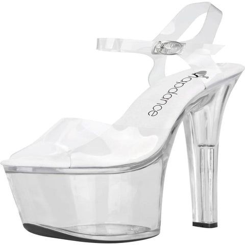 Xgen Products Lapdance Clear Platform Sandal With Quick Release Strap 7 inches Heel - Fancy Dress Ups