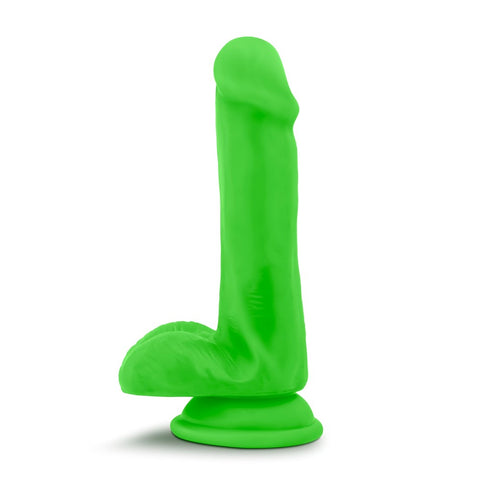 Blush Novelties Neo Elite 6 inch Silicone Dual Density Realistic Cock with Balls - Realistic Dildos