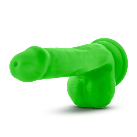 Blush Novelties Neo Elite 6 inch Silicone Dual Density Realistic Cock with Balls - Realistic Dildos