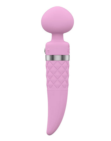 BMS Factory Pillow Talk Sultry Dual Ended Warming Body Wand Massager - Body Wands