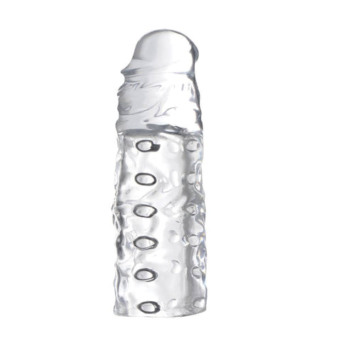 XR Brands Size Matters 3 inch Mens Penis Enhancer Sleeve TPR Material - Pumps, Extenders and Sleeves