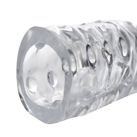 XR Brands Size Matters 3 inch Mens Penis Enhancer Sleeve TPR Material - Pumps, Extenders and Sleeves