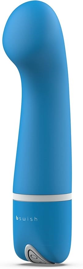 B Swish Bdesired Deluxe Curve G Spot Vibrator Blue Lagoon Premium Design - - G-Spot Vibrators