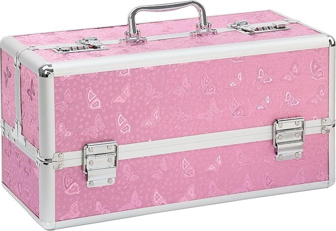 BMS Factory Lockable Large Vibrator Case Pink Secure Adult Toy Storage - - Vibrator Accessories