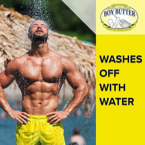 Boy Butter H2O Water Based Cream Lubricant 16 Oz Tub Long Lasting Formula - Water Based Lubes
