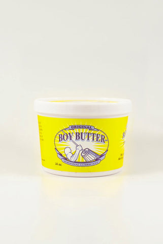 Boy Butter Original Oil Based Adult Lubricant 16 Oz Tub Long Lasting Formula - Massage Oils and Lubricants