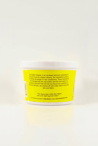 Boy Butter Original Oil Based Adult Lubricant 16 Oz Tub Long Lasting Formula - Massage Oils and Lubricants