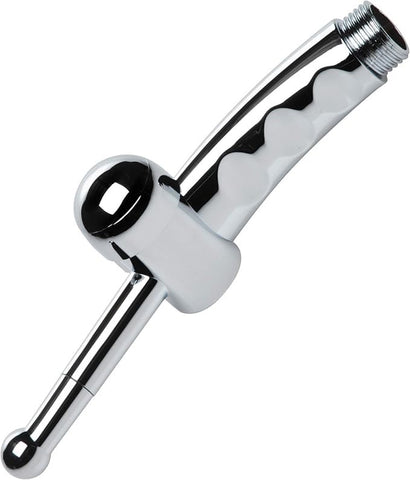 XR Brands CleanStream Shower Cleansing Nozzle with Flow Regulator Anal Douche - Enemas and Douches