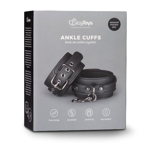 Fetish Collection Easy Toys Fetish Collection Bondage Ankle Cuffs Black - Cuffs And Restraints