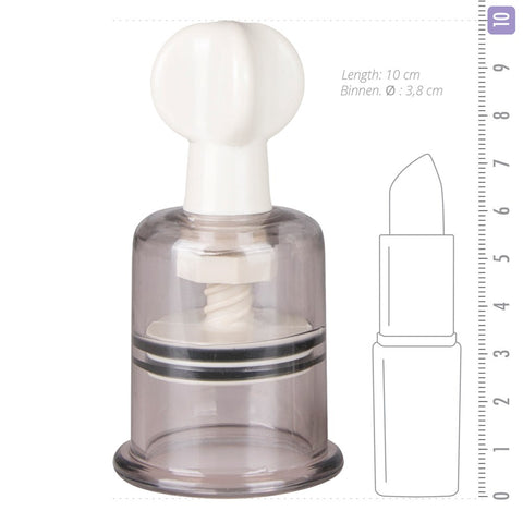 Fetish Collection Easy Toys Nipple and Clit Suckers Large 2 Piece Suction Set - Nipple and Clit Clamps