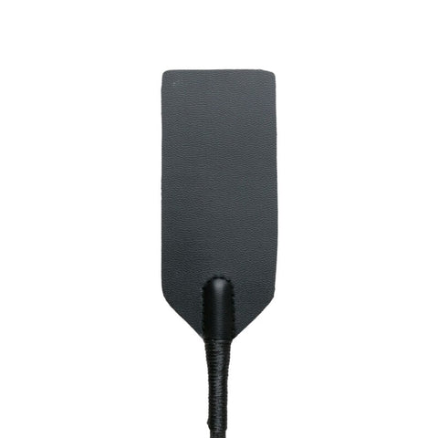 Fetish Collection Easy Toys Rectangle BDSM Crop Whip Black Premium Impact - Whips And Crops