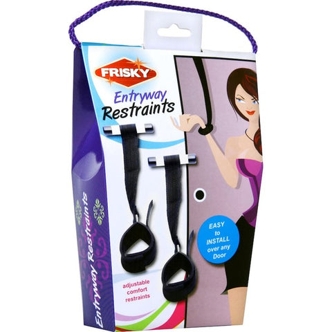 Frisky Entryway BDSM Play Door Restraints - Cuffs And Restraints