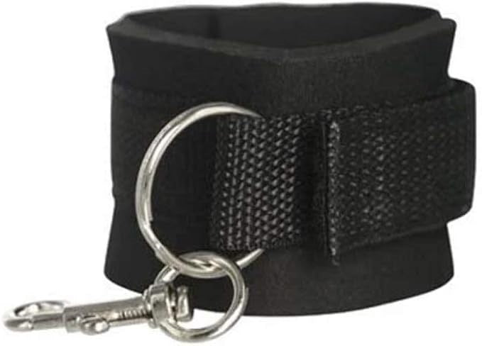 XR Brands Frisky Stay Put Cross BDSM Play Tie Restraints with Hub Design - - Cuffs And Restraints