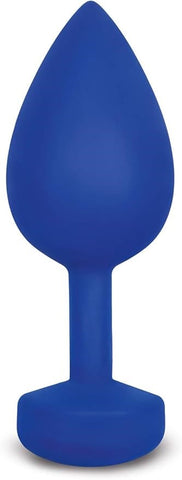 Gvibe Gplug Anal Plug Large Navy Blue Premium Vibrating Butt Plug - Butt Plugs