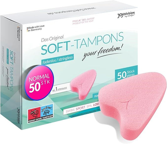 JoyDivision Soft Sponge Normal 50 Piece String Free Menstrual - - Condoms