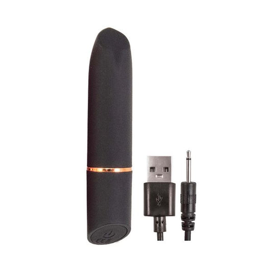 MYSTIQUE Bullet 10 Speed Vibrator Silicone & ABS - - Bullet Vibrators