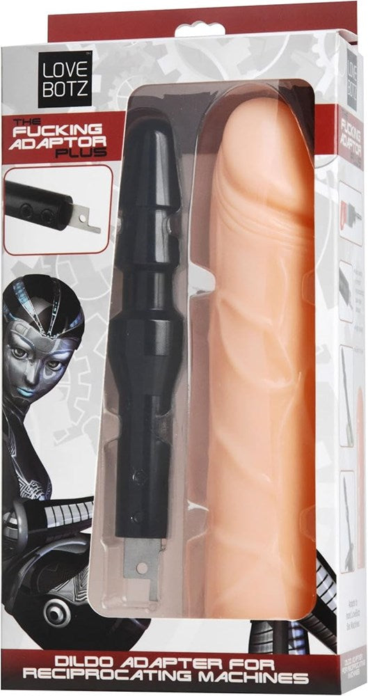 XR Brands Lovebotz The Fucking Adapter Plus With Dildo Power Tool Sex System - - Realistic Dildos