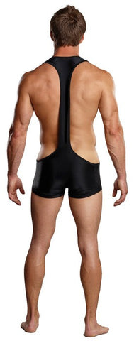 Male Power Soft Stretch Spandex Sling Short with Two Inch Support Bands - His Fetish
