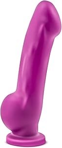 BMS Factory Real Nude Ergo Realistic Dildo Violet Dual Density Silicone - - Realistic Dildos