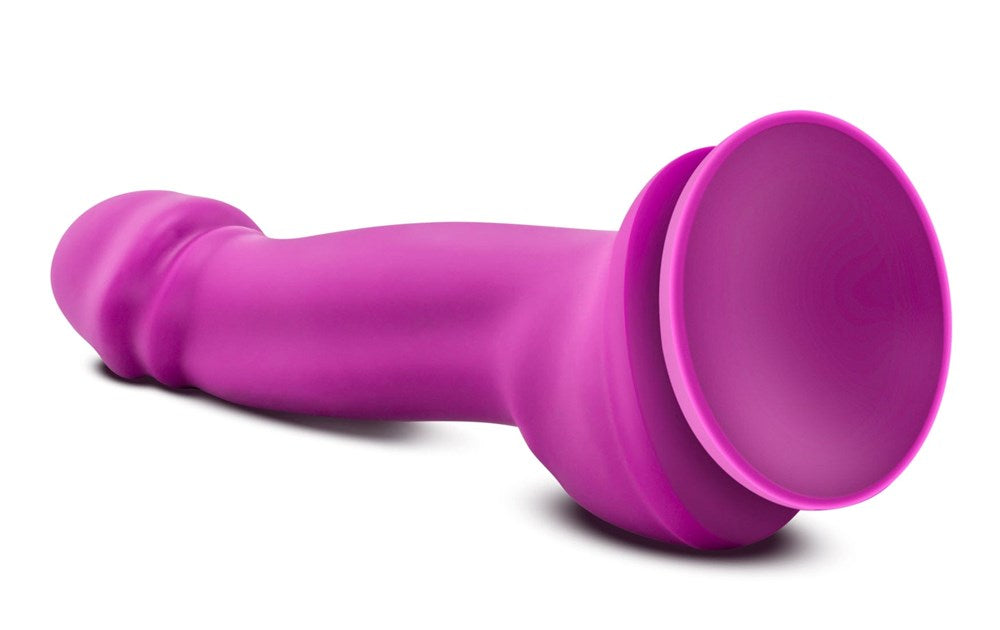 BMS Factory Real Nude Sumo Realistic Silicone Dildo Violet Dual Density - - Realistic Dildos